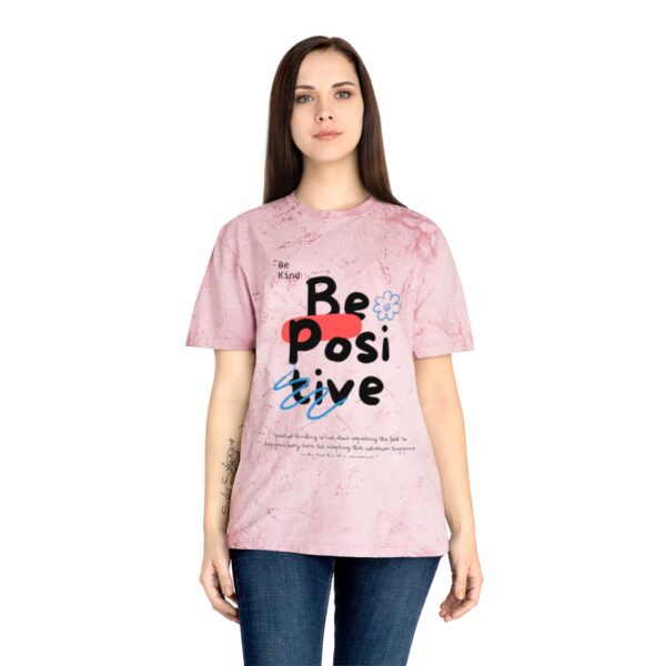 Color Blast T-Shirt - Be Positive Design - Image 3