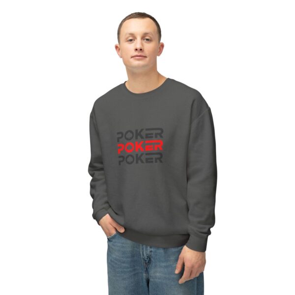 Poker Typography Lover Unisex Sweatshirt - Image 5