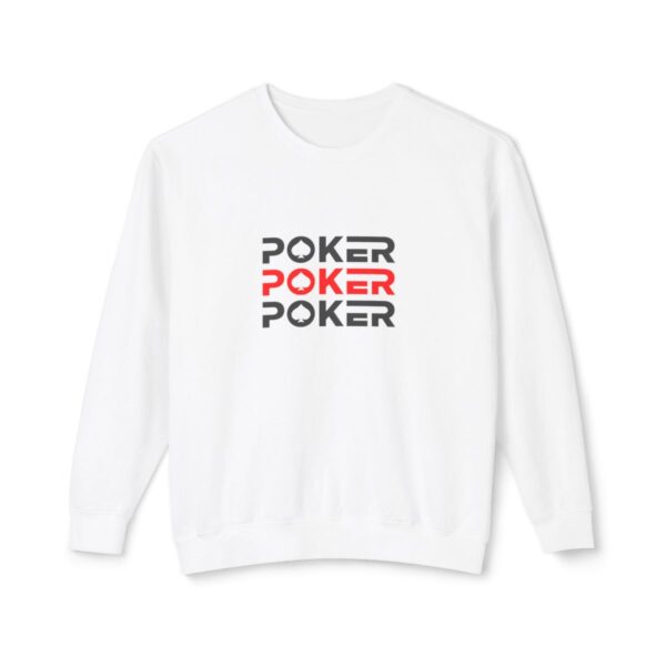 Poker Typography Lover Unisex Sweatshirt