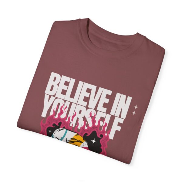 Women's Garment-Dyed T-shirt Believe in Yourself - Image 4