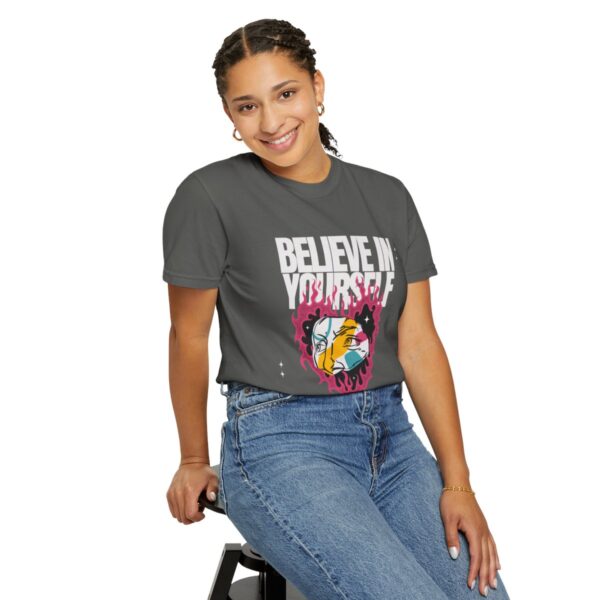 Women's Garment-Dyed T-shirt Believe in Yourself - Image 6